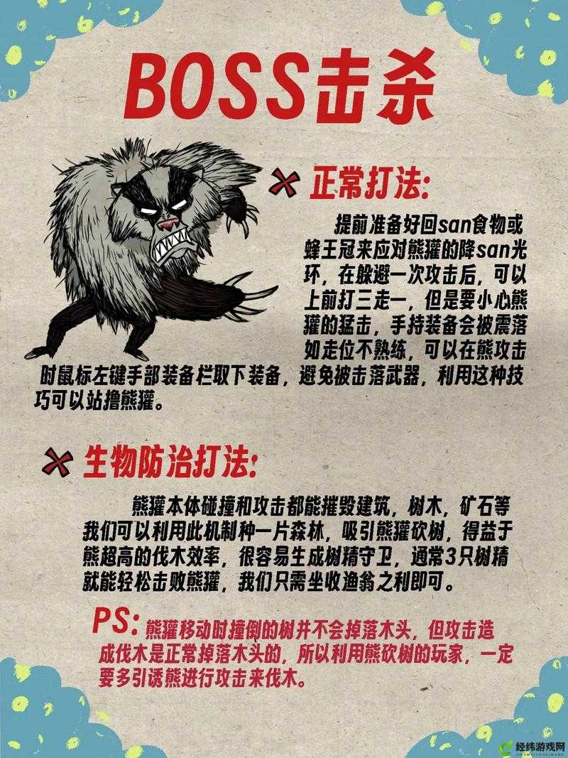 饥荒熊獾出现条件详解