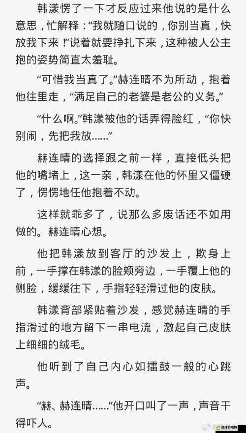 同志小说：两个男人的真挚情感故事